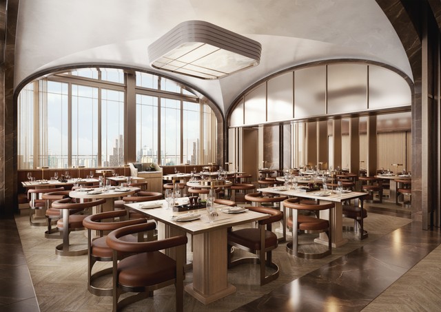 Tại The Hudson Rooms, thực khách sẽ “xuyên không” về nhà ga Grand Central Station sôi động của New York thời kỳ hoàng kim những năm 1920