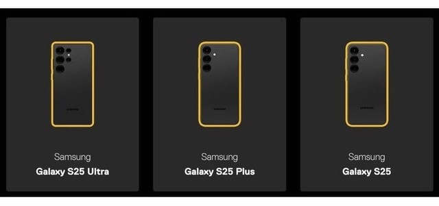 Mặt lưng của dòng sản phẩm Galaxy S25 được nhà Kl994 nhà cái bóng đá world cup phụ kiện tiết lộ. Ảnh: PhoneArena