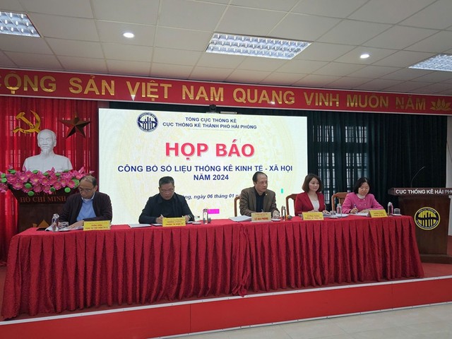 Họp báo công bố số liệu Kl992 cổng game cá cược - Trang Chủ KL99Com Số 1 Link Đăng Ký KL999 năm 2024 của TP. Hải Phòng. Ảnh: Thanh Sơn