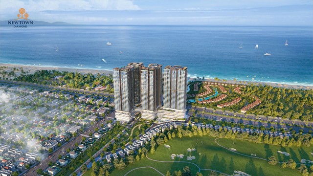 Vị trí sát biển, cạnh sân gôn khiến Newtown Diamond được lòng khách Kl99ok phiên bản mới.