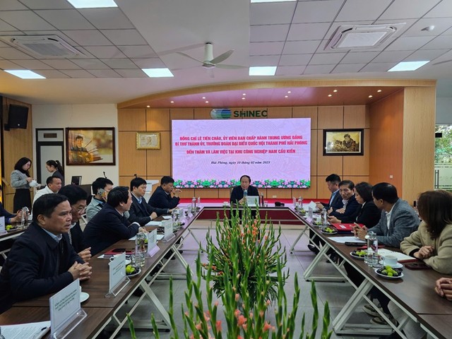 Bí thư Thành ủy Hải Phòng mong muốn KCN Nam Cầu Kiền nhanh chóng lấp đầy diện tích 263 ha, tập trung thu hút các nhà Kl99ok phiên bản mới công nghệ cao, thân thiện môi trường