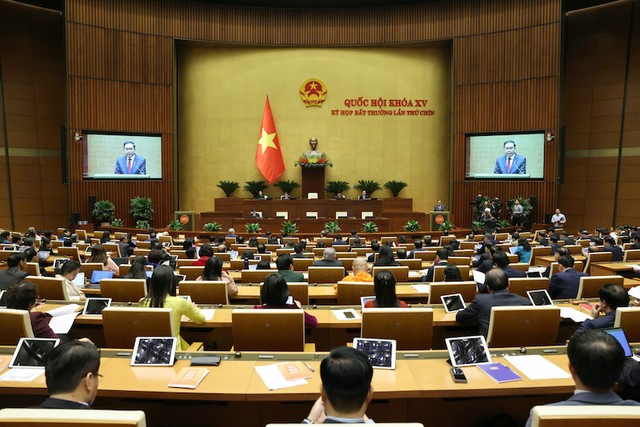 Toàn cảnh phiên khai mạc Kỳ hop - Ảnh Duy Linh