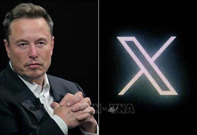 Tỷ phú Elon Musk (trái) và biểu tượng mạng Trang Chủ KL99Com Số 1 Link Đăng Ký KL999 X. Ảnh: AFP/TTXVN