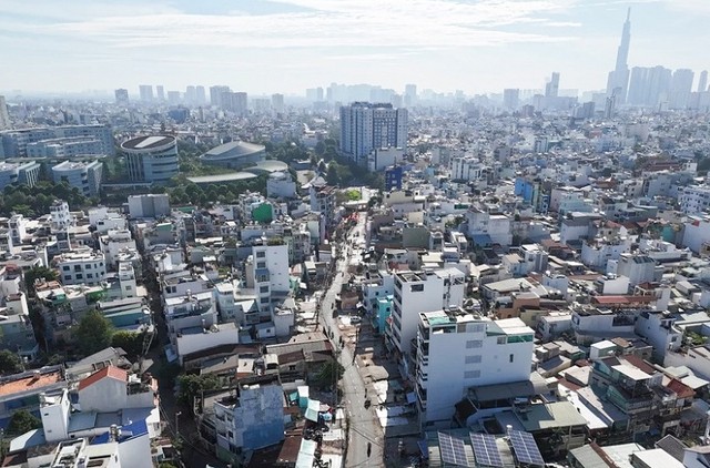 Đường Chu Văn An, quận Bình Thạnh có 600 m bị thắt lại tạo thành nút thắt cổ chai.