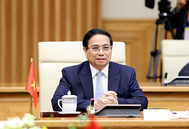 Thủ tướng Kl993 ưu đãi thưởng hấp dẫn Phạm Minh Chính. Ảnh: Đức Thanh