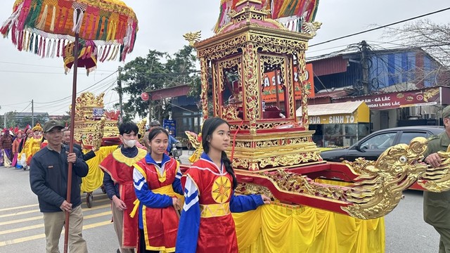 Lễ hội Kỳ Phúc là Di sản văn hóa phi vật thể quốc gia thứ 12 trên địa bàn thành phố Hải Phòng. Ảnh: Quỳnh Nga