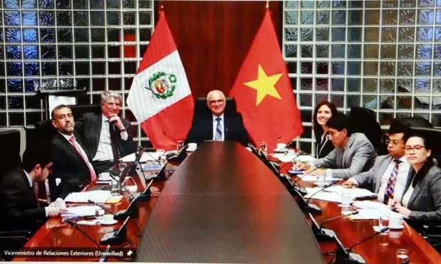 Thứ trưởng Ngoại giao Peru nhất trí thúc đẩy trao đổi thương mại song phương thông qua việc tận dụng CPTPP .