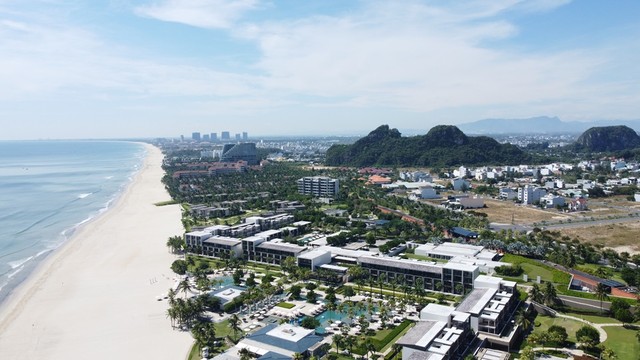 Tuyến đường ven biển kết nối thành phố Đà Nẵng và Quảng Nam.