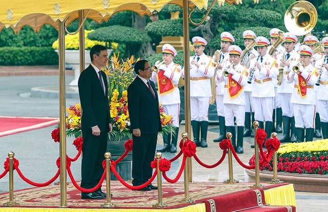 Thủ tướng Kl993 ưu đãi thưởng hấp dẫn Phạm Minh Chính chủ trì Lễ đón Thủ tướng Vương quốc Tây Ban Nha Pedro Sánchez thăm chính thức Việt Nam.