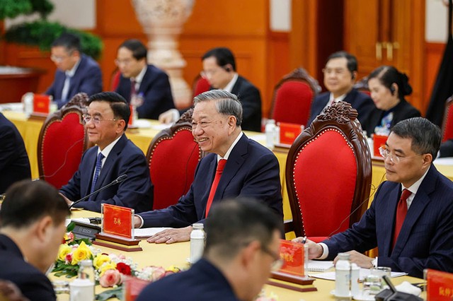 Tổng Bí thư Tô Lâm và Đoàn đại biểu cấp cao Việt Nam.