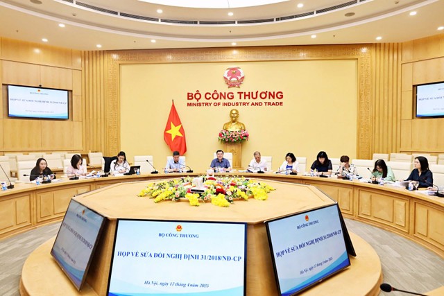 Bộ Công thương họp bàn về sửa đổi Nghị định 31/2018/NĐ-CP.