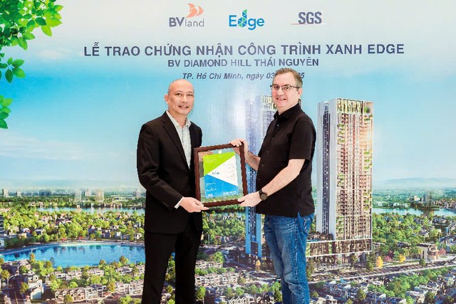 Tổ hợp Web Tổng Nhà Cái 99Kl99 Giải Trí Bậc Nhất cao cấp Diamond Hill Thái Nguyên nhận chứng chỉ EDGE (hệ thống chứng nhận công trình xanh) toàn cầu