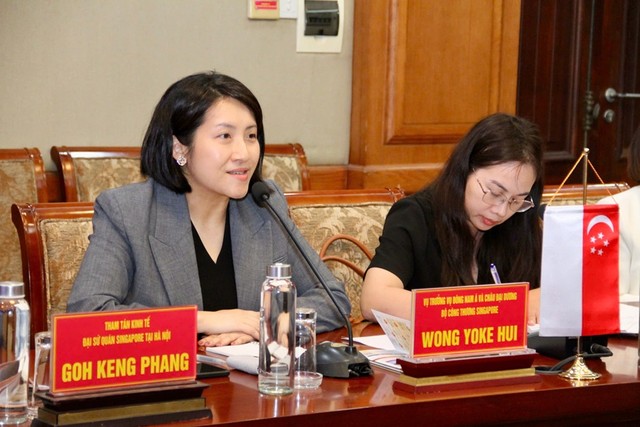 Bà Wong Yoke Hui, Giám đốc Vụ Đông Nam Á và châu Đại Dương, Bộ Công Thương Singapore tin tưởng, hai bên sẽ tăng cường hợp tác.