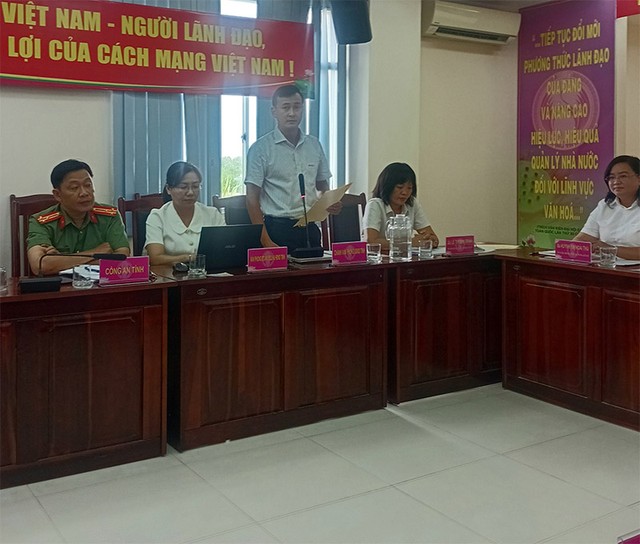 Chánh văn phòng UBND tỉnh Đồng Tháp Nguyễn Phi Đa cung cấp thông tin tại buổi Họp báo 05 tháng đầu năm 2025