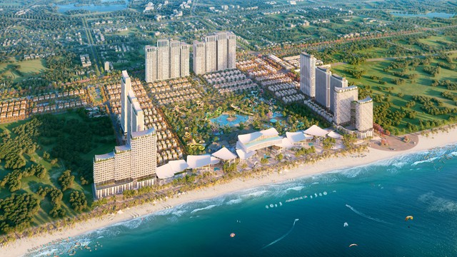 Dự án “thành phố trắng bên bờ đại dương” Blanca City trị giá 37.000 tỉ đồng vừa được Sun Group khởi công