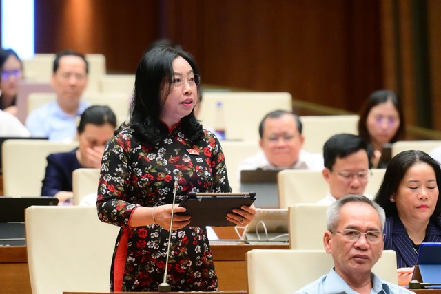Đại biểu Thái Thu Xương (đoàn ĐBQH tỉnh Hậu Giang).