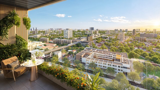Mỗi tòa nhà tại Sun Feliza Suites sở hữu không gian sống khác biệt (Ảnh: Sun Property)