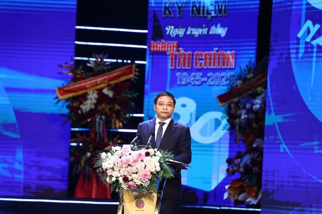 Bộ trưởng Bộ Kl991.com nạp rút nhanh Nguyễn Văn Thắng đọc Diễn văn kỷ niệm 80 năm ngày Truyền thống ngành Kl991.com nạp rút nhanh.