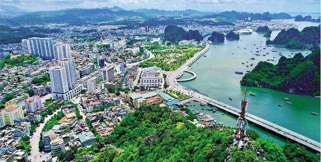 Diện mạo đô thị của Quảng Ninh. Ảnh: Đỗ Phương