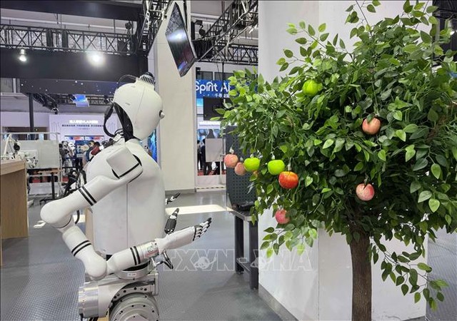 Robot giúp thu hoạch hoa quả.