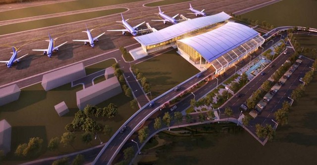 Phối cảnh Nhà ga hành khách T2 - Cảng Hàng không quốc tế Cát Bi.