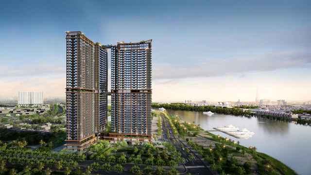 Một góc phối cảnh dự kiến của khu căn hộ A&T Saigon Riverside Một góc phối cảnh dự kiến của khu căn hộ A&T Saigon Riverside