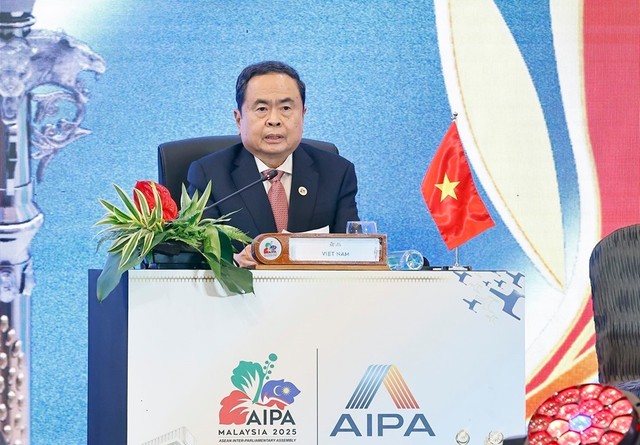 Chủ tịch Quốc hội Trần Thanh Mẫn phát biểu tại Phiên toàn thể thứ nhất.