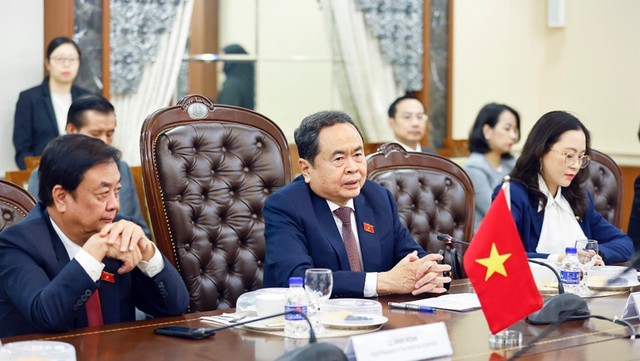 Chủ tịch Quốc hội Trần Thanh Mẫn phát biểu. Ảnh: Doãn Tấn. Chủ tịch Quốc hội Trần Thanh Mẫn phát biểu. Ảnh: Doãn Tấn.