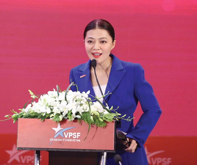 Bà Trương Lý Hoàng Phi, Phó chủ tịch Hội Doanh nhân trẻ TP.HCM, CEO IBP/InnoEx