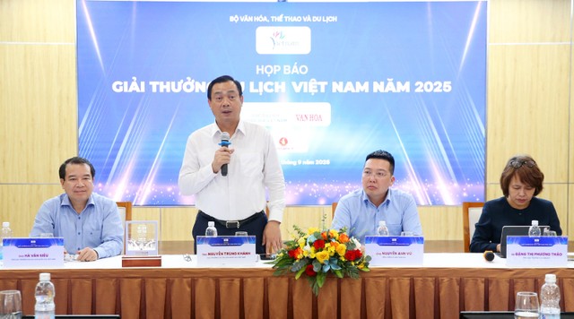 Giải thưởng Du lịch Việt Nam năm 2025 là lần đầu tiên có hạng mục vinh danh cơ quan báo chí, truyền thông. Ảnh: Trần Huấn.