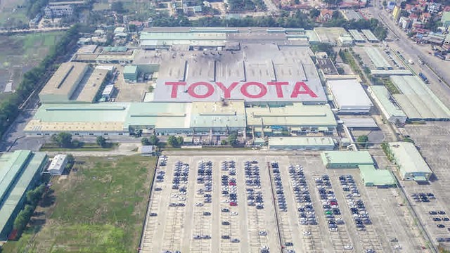 Nhà máy Toyota Việt Nam tại phường Vĩnh Yên, tỉnh Phú Thọ.