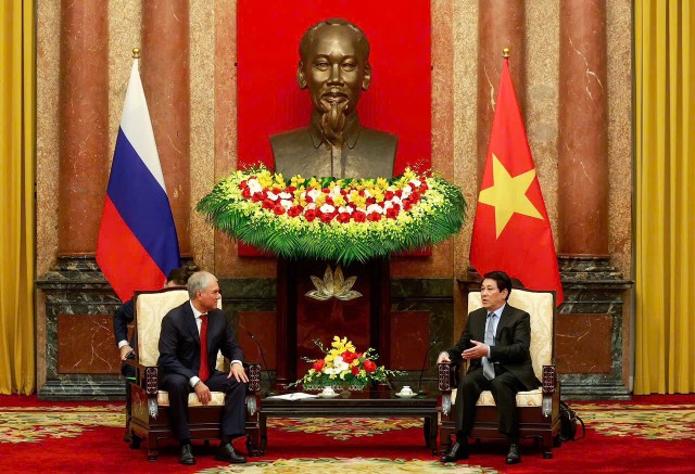 Quang cảnh buổi tiếp.