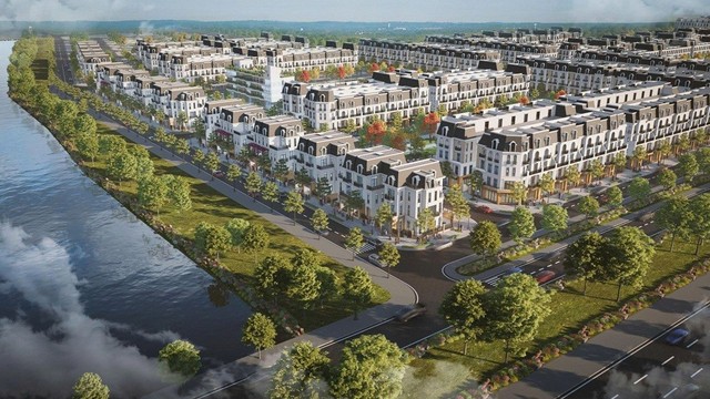 Phối cảnh Khu nhà ở Trang Chủ KL99Com Số 1 Link Đăng Ký KL999 Hoàng Huy Green River tại phường Thủy Nguyên.