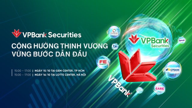 VPBankS sẽ tổ chức hai hội thảo vào ngày 15 và 16/10 (Ảnh: VPBankS)