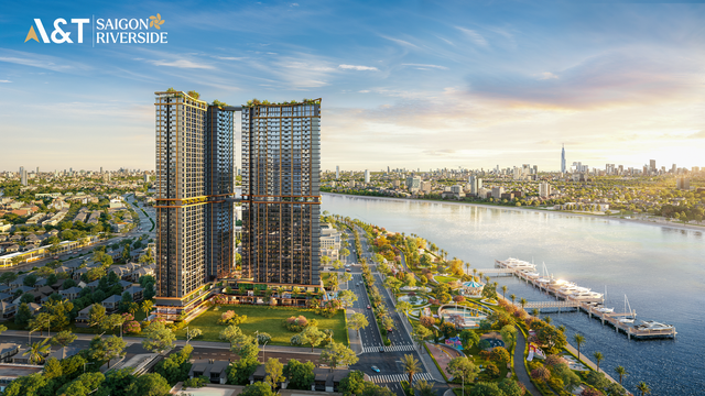 A&amp;T Saigon Riverside - Khu căn hộ chuẩn resort tọa lạc ngay mặt tiền đường ven sông Sài Gòn