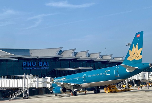 Cảng hàng không quốc tế Phú Bài - Ảnh: VGP/NA