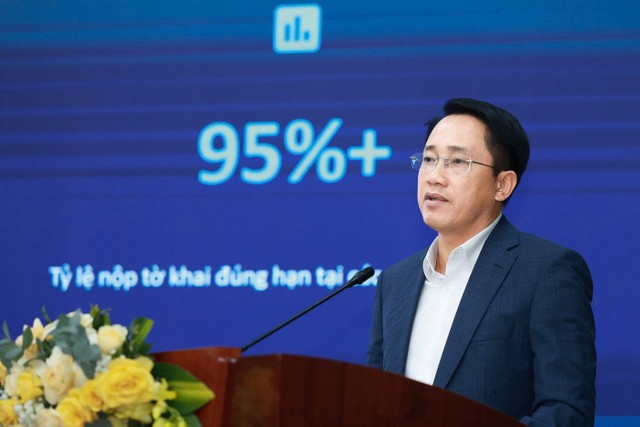 Ông Mai Sơn - Phó cục trưởng Cục Thuế, Bộ Kl991.com nạp rút nhanh phát biểu tại hội thảo.