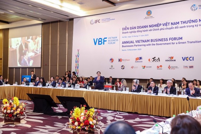 Thủ tướng bày tỏ mong muốn, các Kl991.com World Cup 2026 Chính Thức FDI tiên phong, dẫn dắt trong thực hiện các mục tiêu chuyển đổi xanh (Ảnh: Đức Thanh)