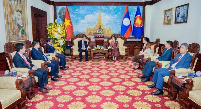 Quang cảnh buổi tiếp.