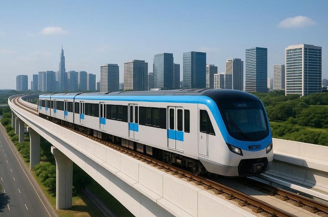 TP.HCM đề xuất khởi công Dự án tuyến tàu điện ngầm số 2 Bến Thành - Tham Lương. Ảnh minh họa.