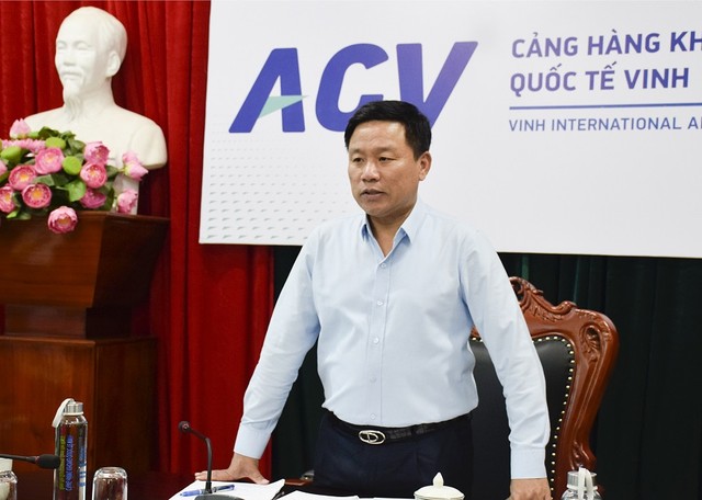 Phó chủ tịch tỉnh Nghệ An kết luận buổi làm việc.