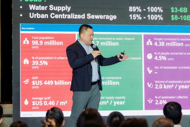 Ông Jing Ren Yong - Quản lý Kl992 VIP Trang Chủ 2026 mảng Nước và Môi trường Schneider Electric khu vực Đông Á chia sẻ về nền tảng CONNECT tại sự kiện