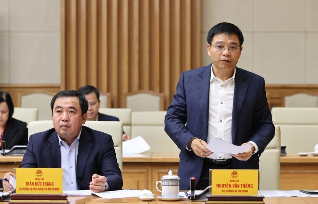 Bộ trưởng Bộ Kl991.com nạp rút nhanh Nguyễn Văn Thắng phát biểu tại phiên họp - Ảnh: VGP.
