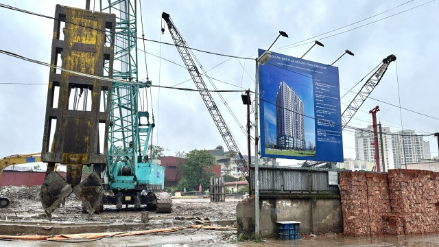 Dự án nhà ở Trang Chủ KL99Com Số 1 Link Đăng Ký KL999 Vĩnh Hưng chỉ cách Times City khoảng 1 km. Ảnh: Thanh Vũ