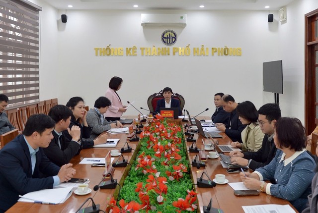 Quang cảnh buổi họp báo công bố số liệu thống kê Kl992 cổng game cá cược - Trang Chủ KL99Com Số 1 Link Đăng Ký KL999 thành phố Hải Phòng năm 2025