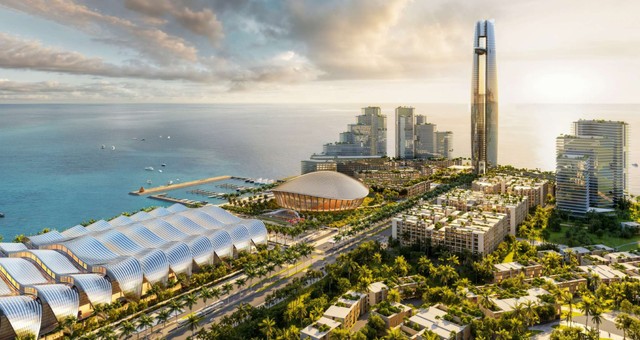 Phối cảnh Trung tâm Hội nghị APEC với ballroom lớn nhất thế giới, rộng 11.050m2 đang triển khai xây dựng tại Phú Quốc Phối cảnh Trung tâm Hội nghị APEC với ballroom lớn nhất thế giới, rộng 11.050m2 đang triển khai xây dựng tại Phú Quốc