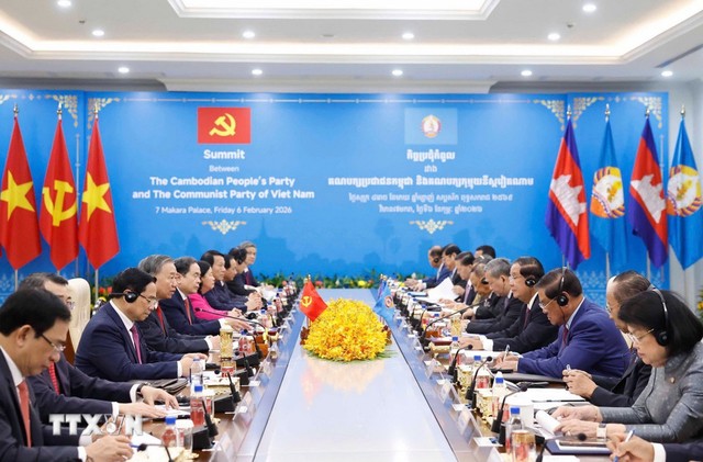 Quang cảnh cuộc gặp. Ảnh: TTXVN.