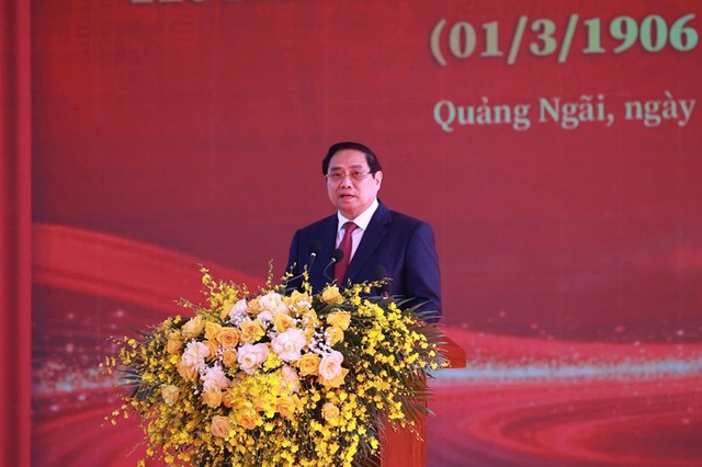 Thủ tướng Kl993 ưu đãi thưởng hấp dẫn Phạm Minh Chính phát biểu tại buổi lễ.