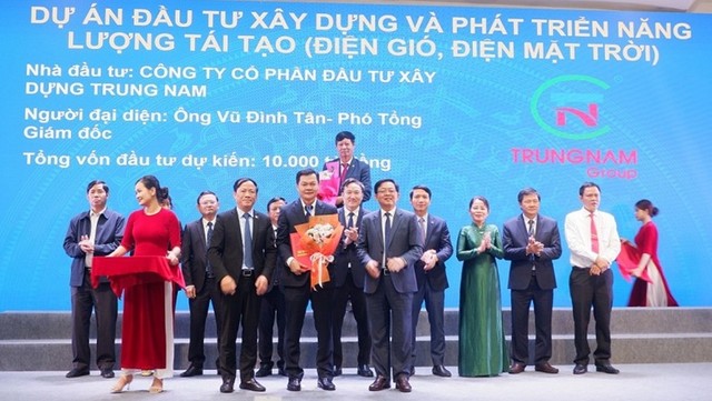 Công ty cổ phần Kl99ok phiên bản mới Xây dựng Trung Nam nhận bản ghi nhớ Kl99ok phiên bản mới dự án điện gió, điện mặt trời tại Gia Lai.