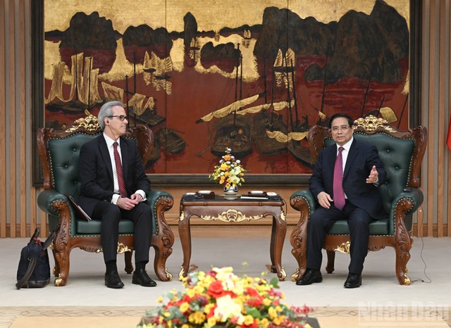 Quang cảnh buổi tiếp.